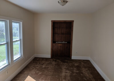 Decker Property Interior Room after Restoration